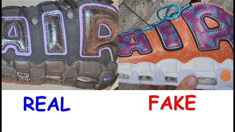 nike air more uptempo supreme real vs fake|how to spot original nike air.